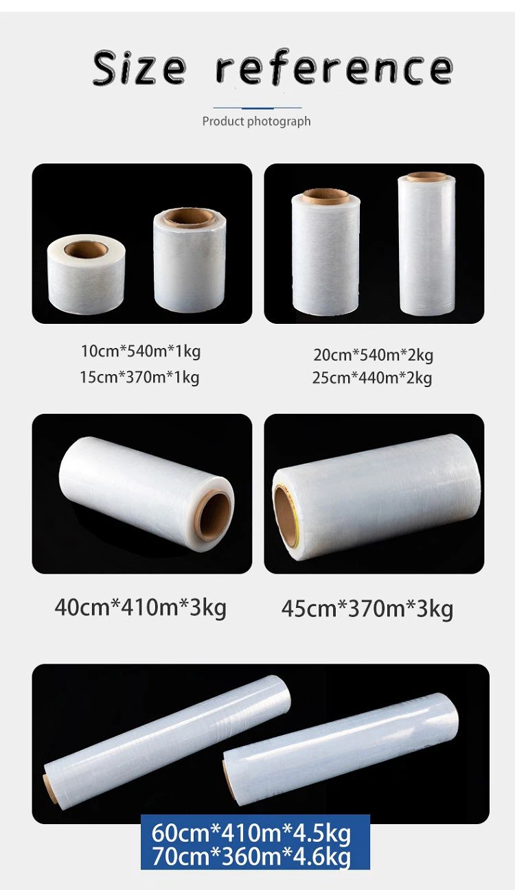 Stretch Film Plastic Rolls size Stretch Film Plastic Rolls size
